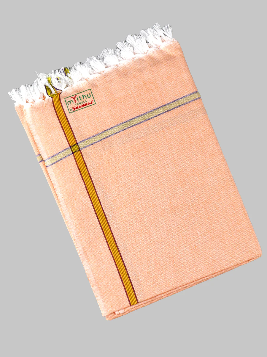 Cotton Assorted Colour Softest Checked Bath Towel Haiku Colour (2 Pcs Pack) - Image 6
