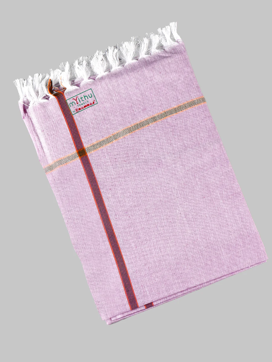 Cotton Assorted Colour Softest Checked Bath Towel Haiku Colour (2 Pcs Pack) - Image 8
