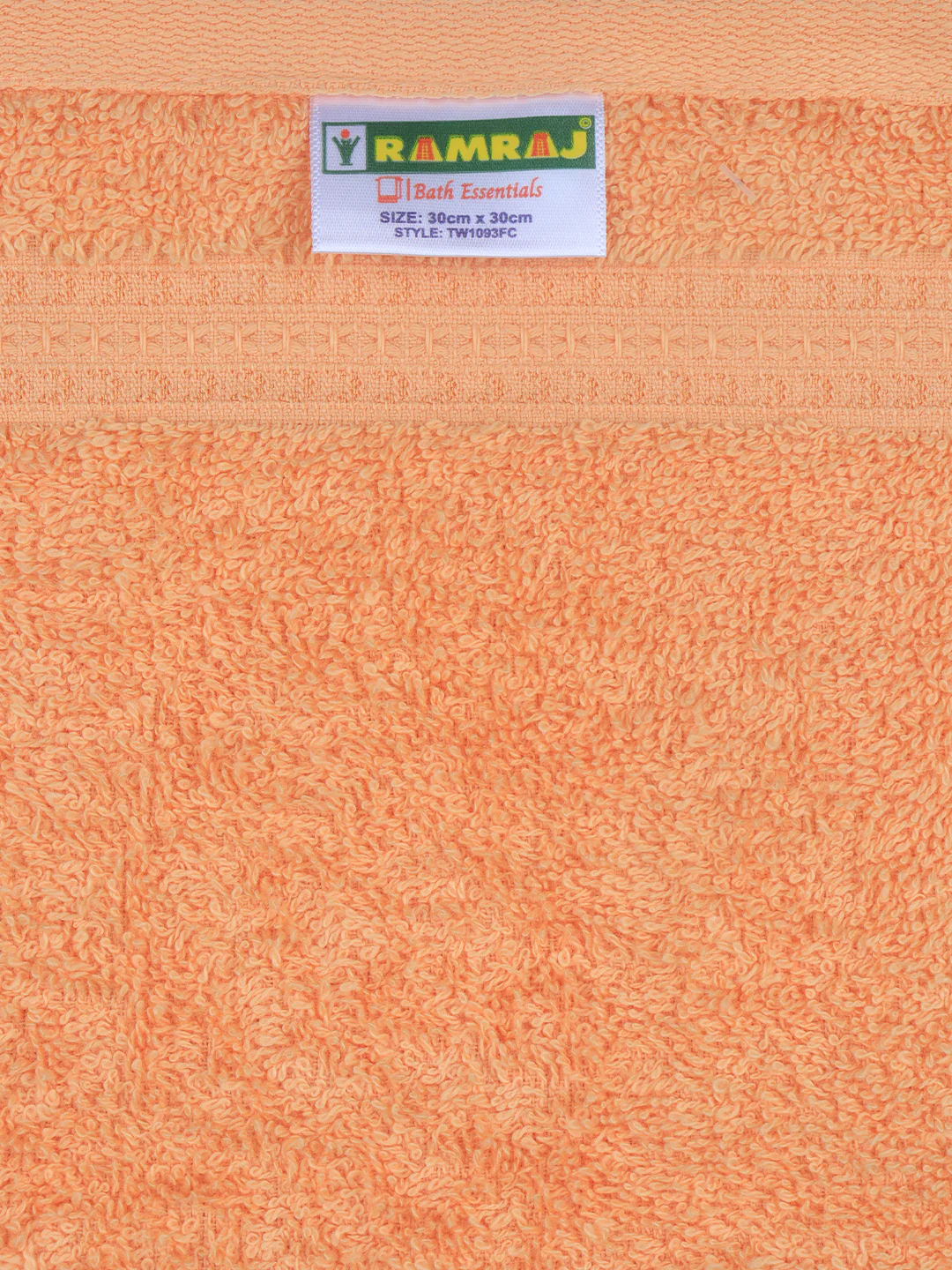Cotton Bamboo Face Towel Orange (Pack of 4) - Image 5
