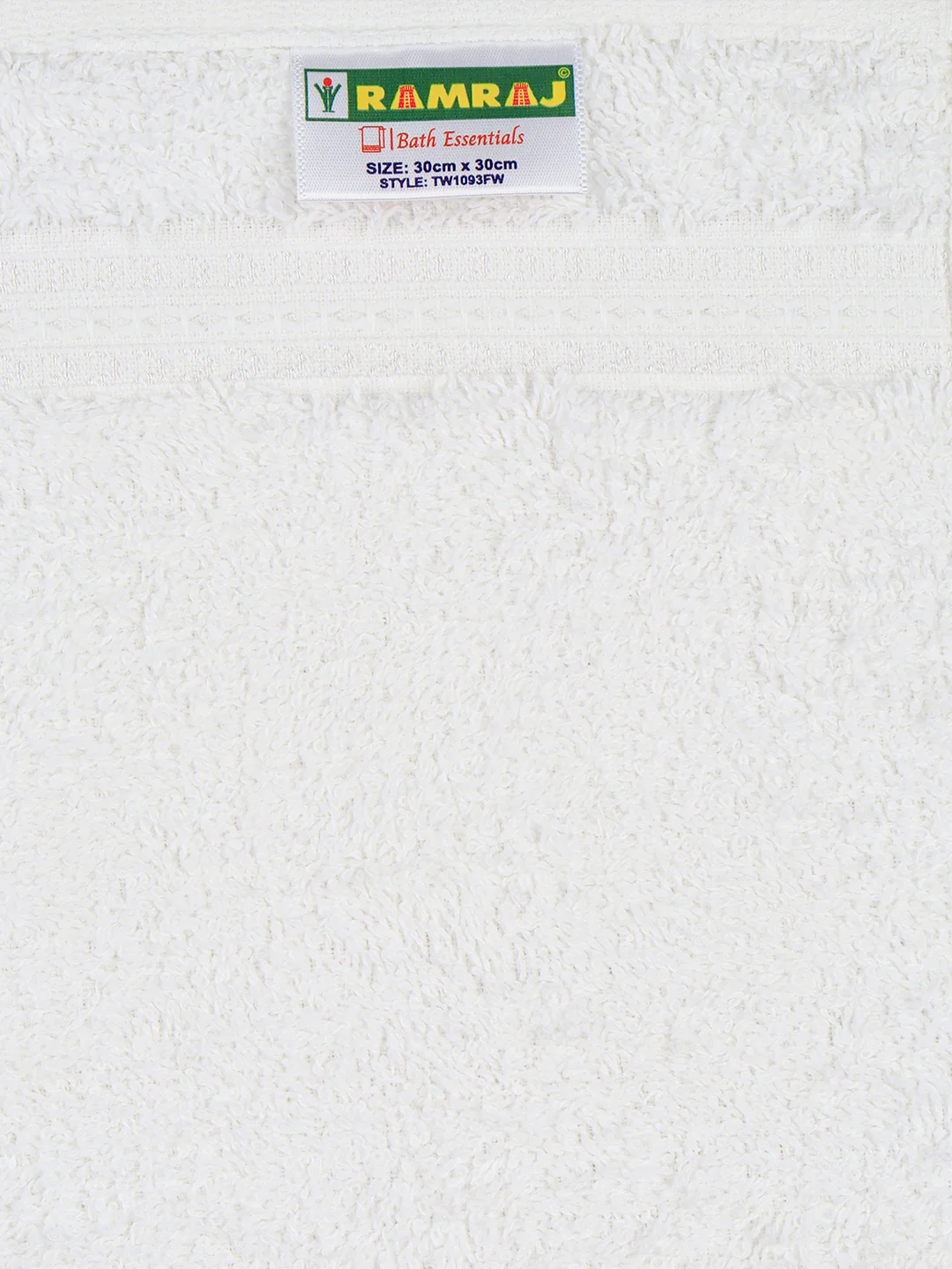 Cotton Bamboo Face Towel White (Pack of 4) - Image 4