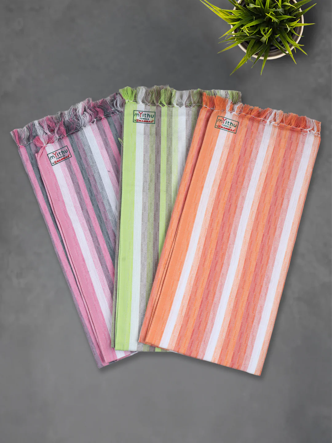 100% Cotton Premium Soft Bath Towel with Assorted Colours Grass Land - Image 3