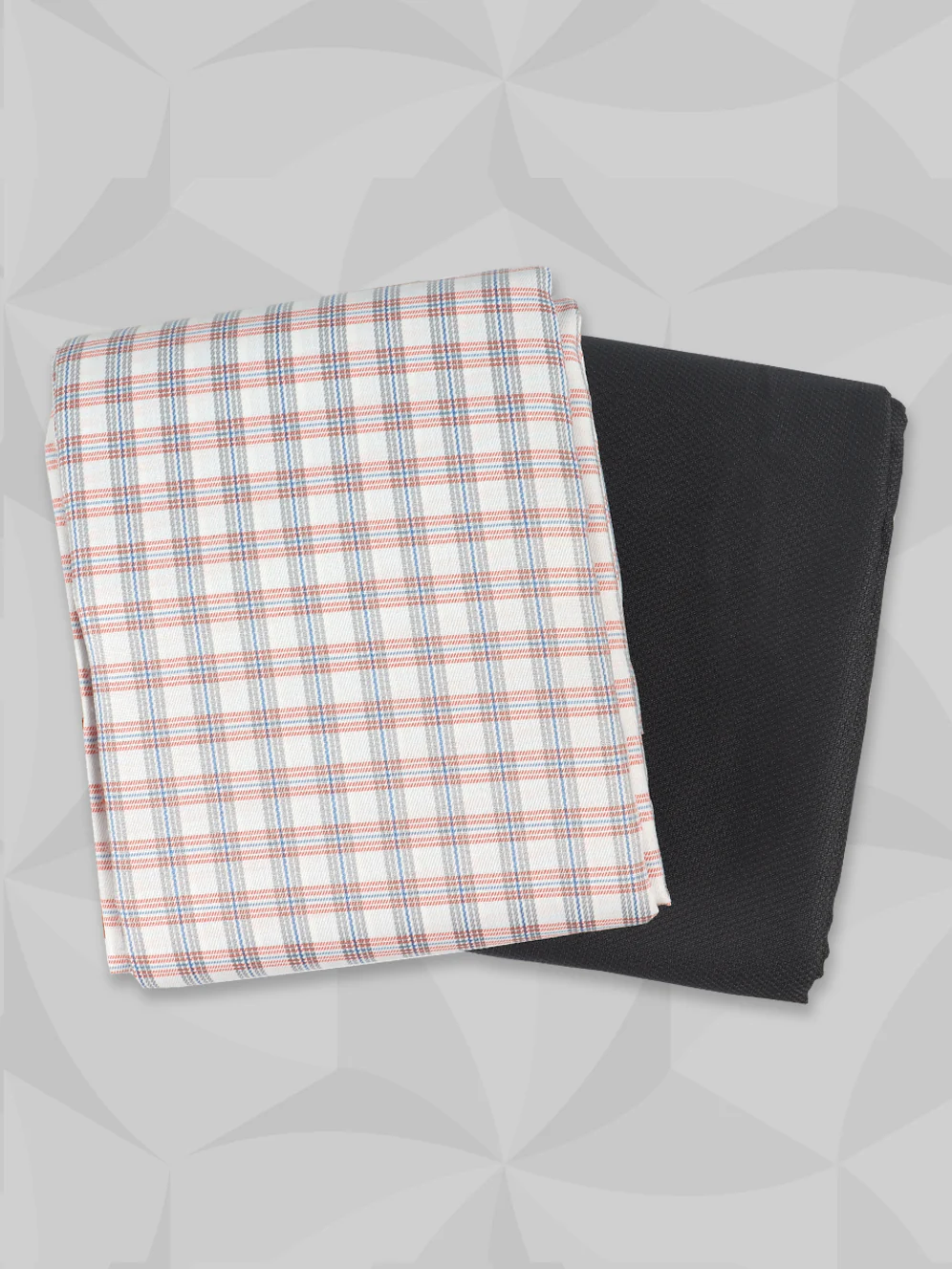 Cotton Blend Checked Shirting & Suiting Gift Box ME244