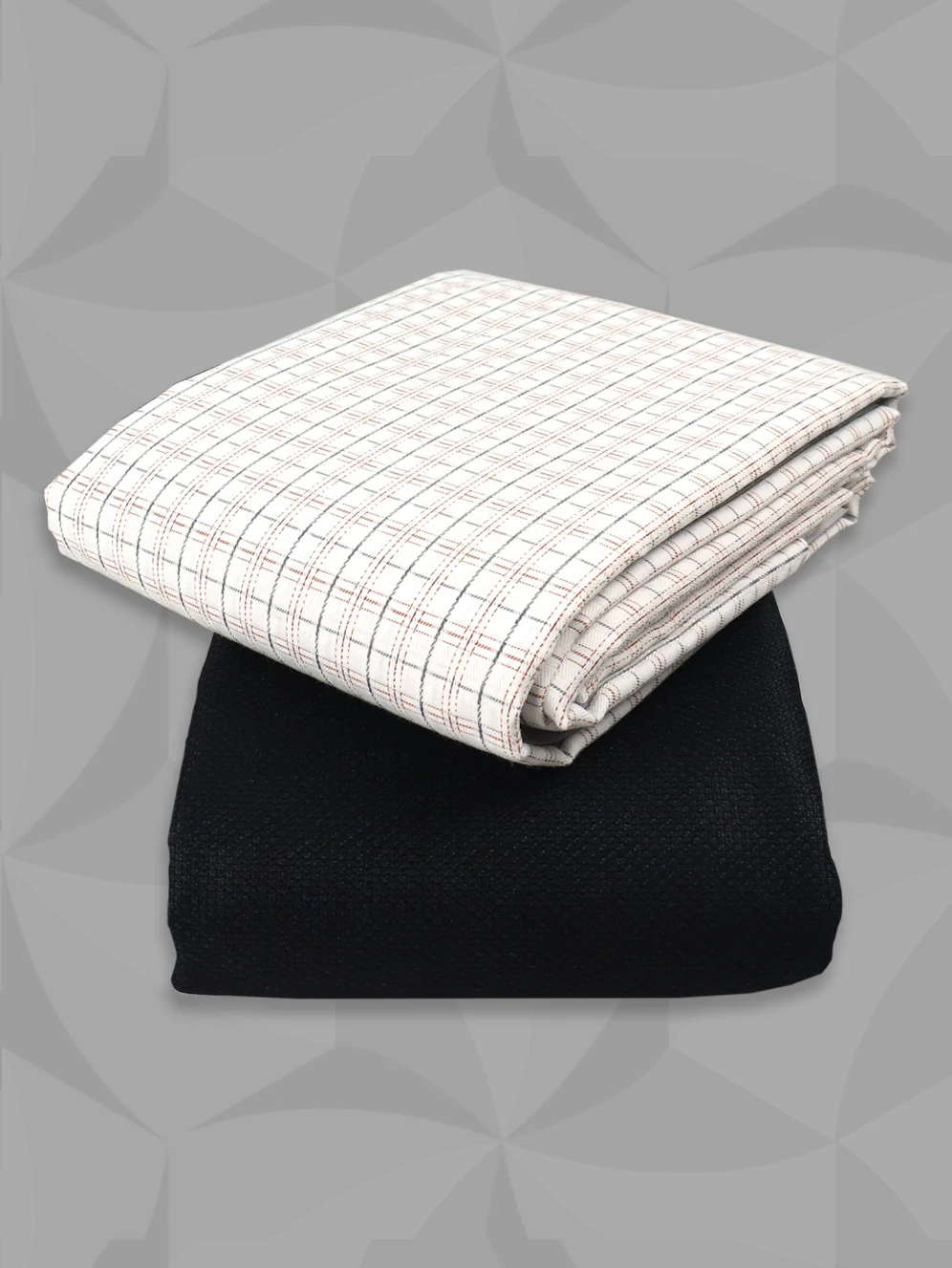 Cotton Blend Checked Shirting & Suiting Gift Box ME248