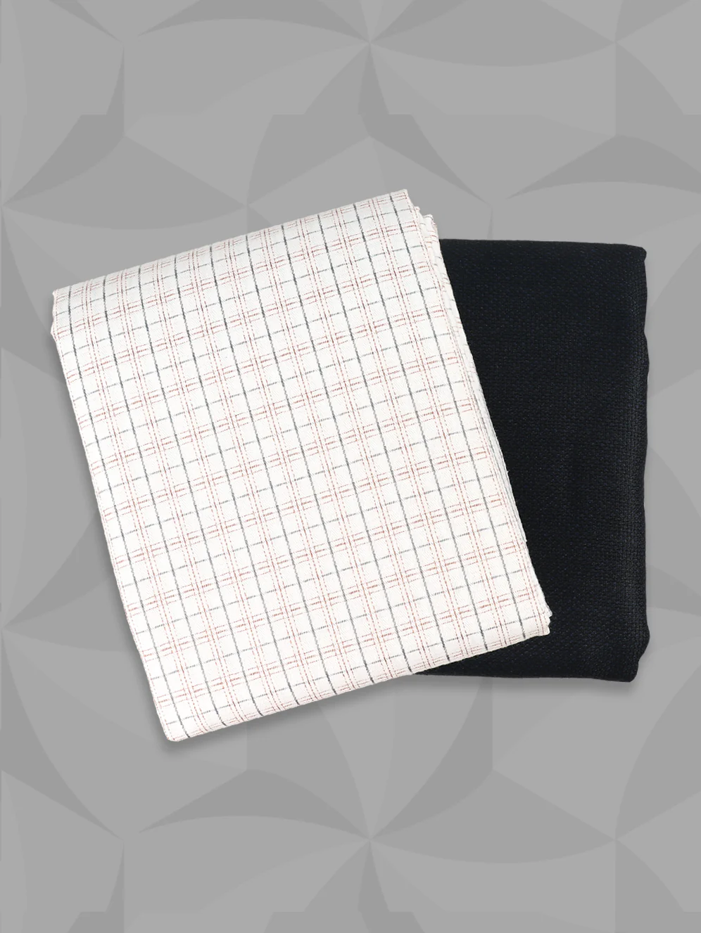 Cotton Blend Checked Shirting & Suiting Gift Box ME248 - Image 3