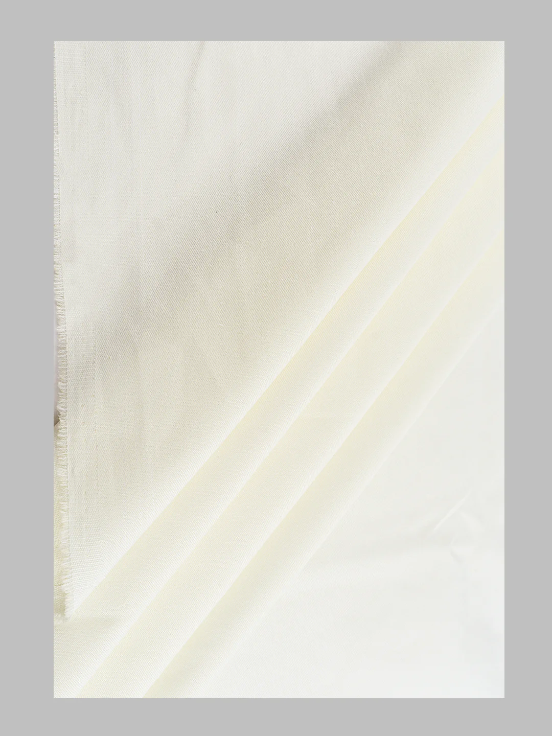 Cotton Blend Cream Pants Fabric Glamour Cream - Image 5