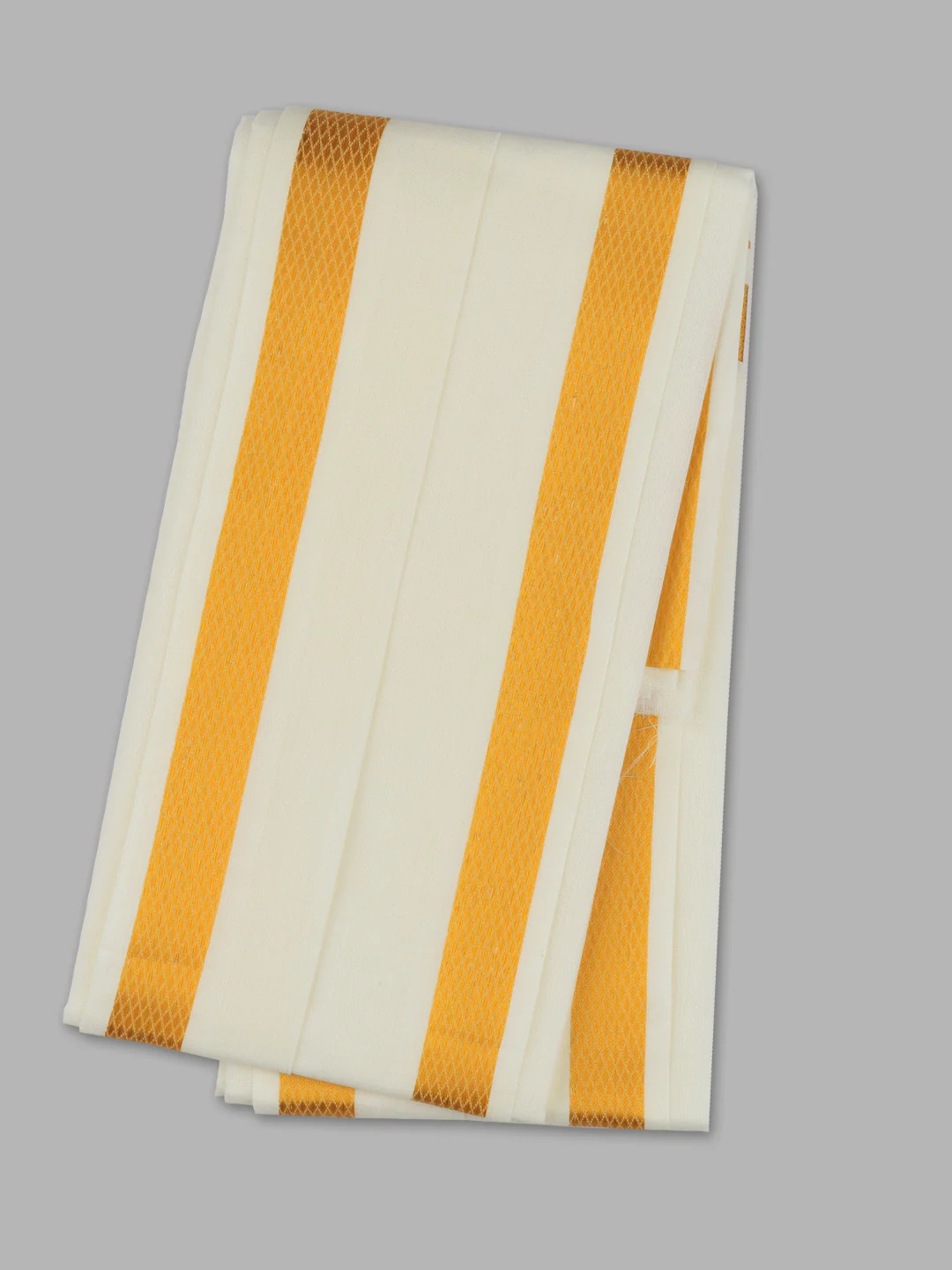 Tejas 3/4" inch Jari Border Towel Cream VF - Image 2