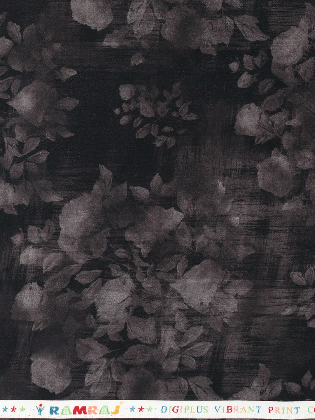 Cotton Blend Dark Purple Printed Shirt Fabric Savoy Print - Image 2