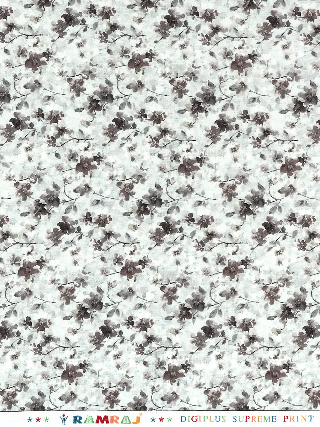 Cotton Blend Light Blue Printed Shirt Fabric Savoy - Image 2