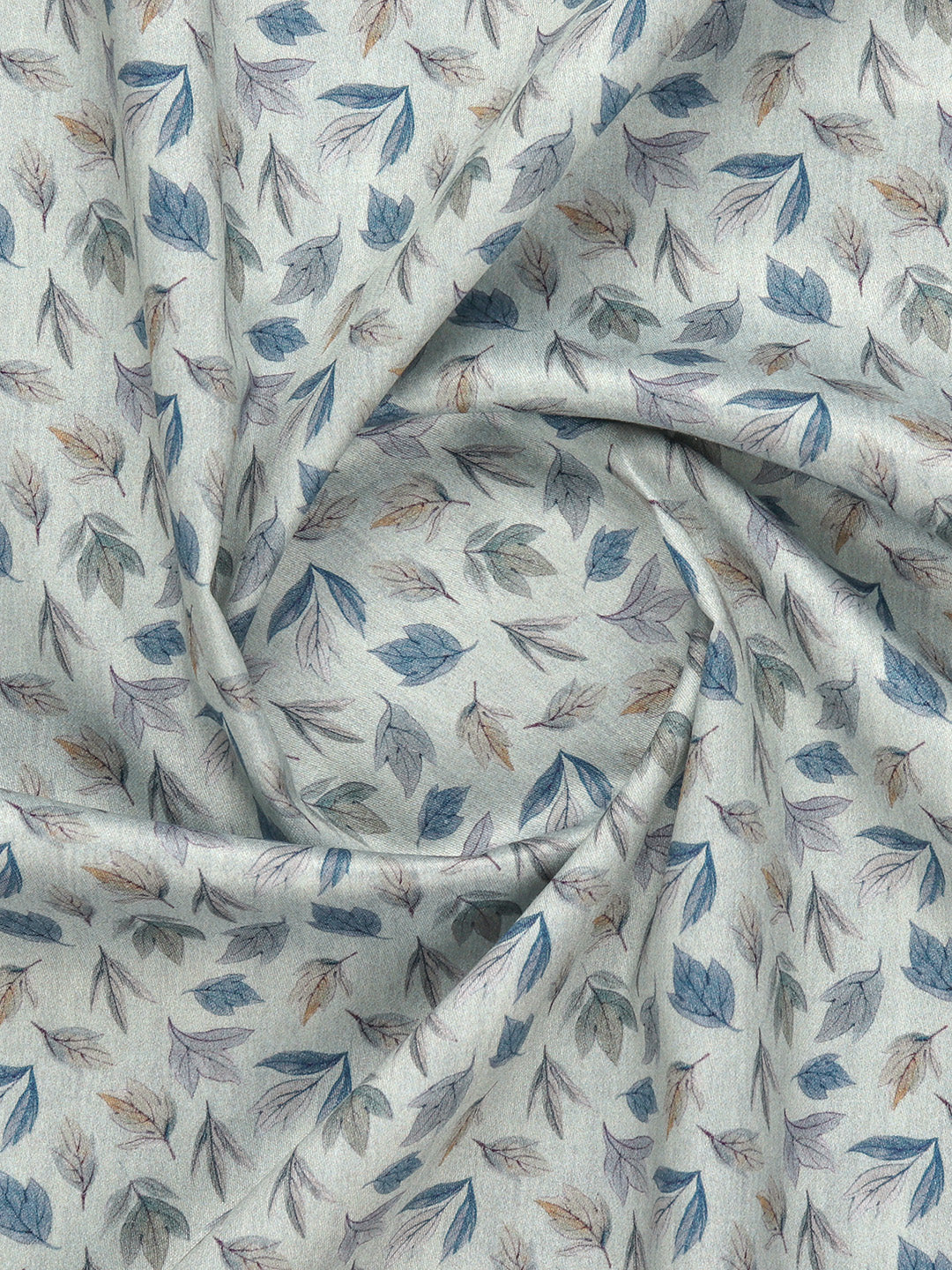 Cotton Blend Mintgreen Printed Shirt Fabric Savoy