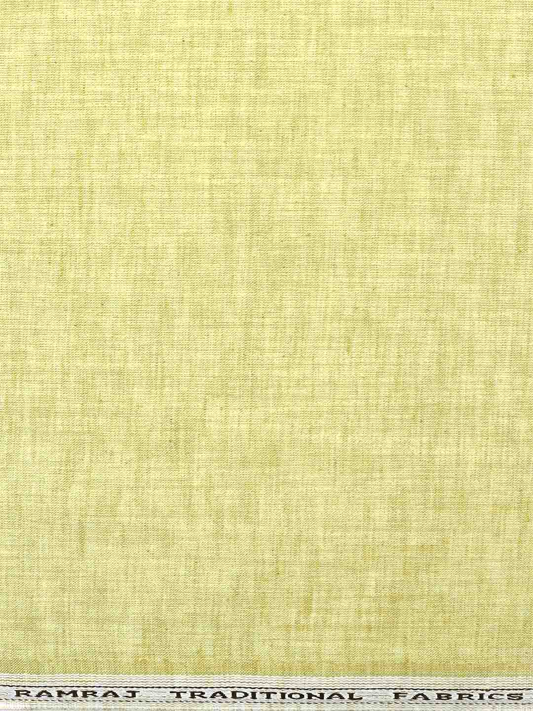 Cotton Blend Olive Green Colour Kurtha Fabric Lampus - Image 3