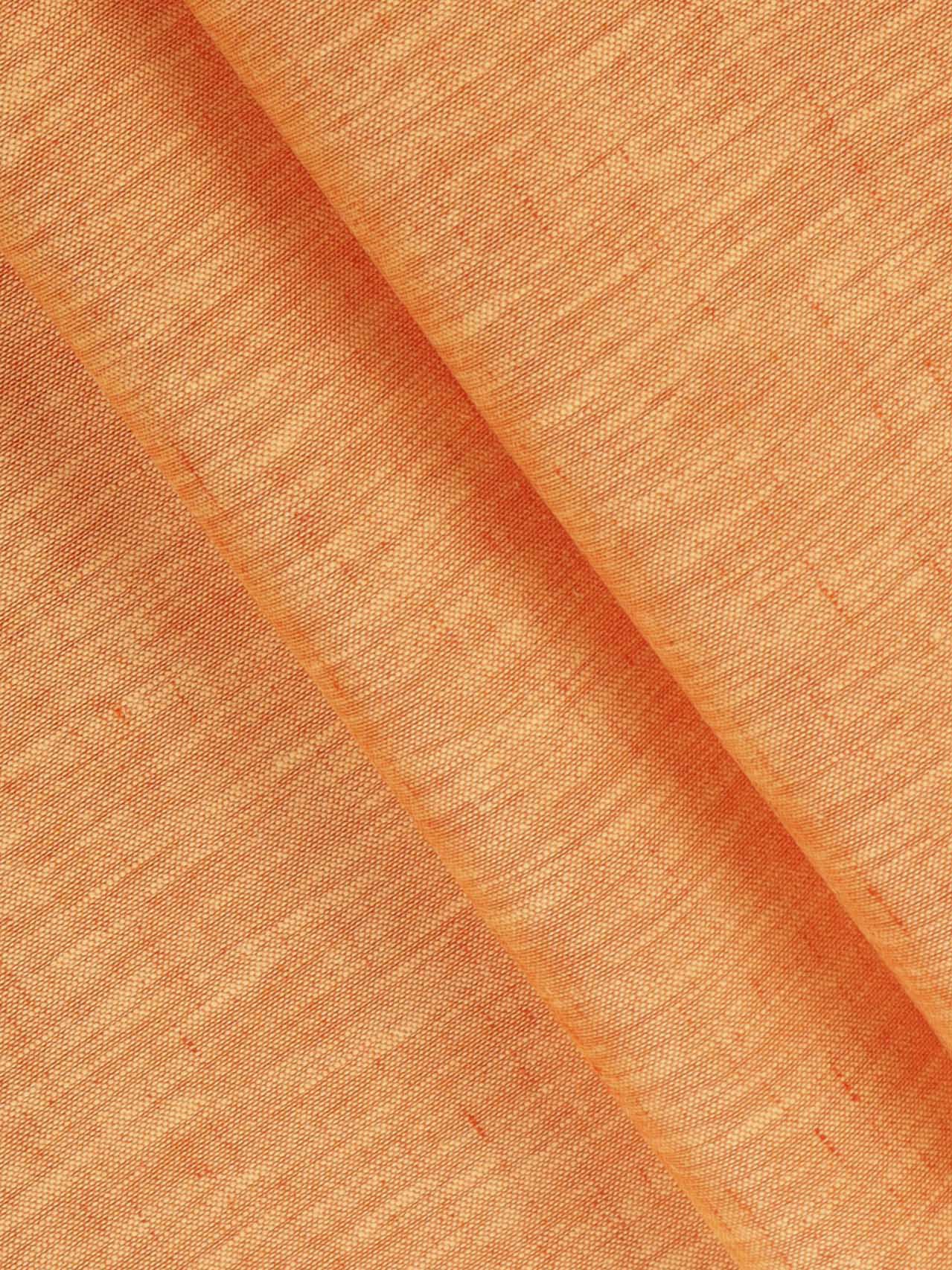 Cotton Rich Orange Self Design Shirt Fabric Infinity - Image 2