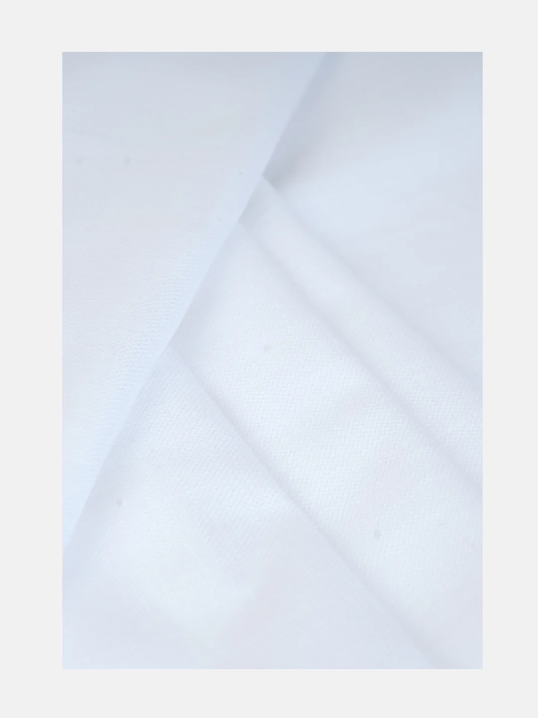 Cotton Blend Pants Fabric White - Image 4