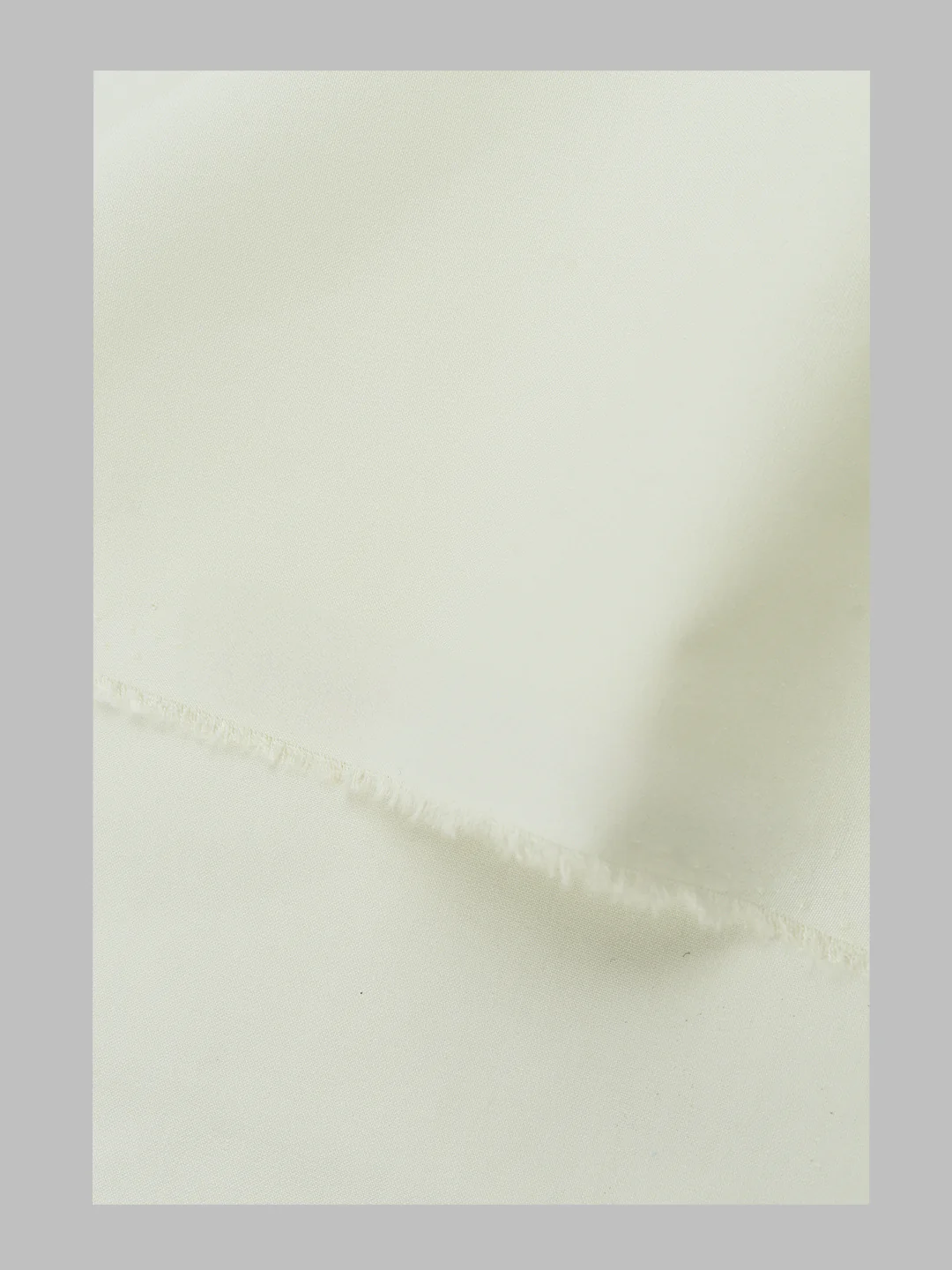 Cotton Blend Plain Shirt Fabric Cream Ultimate - Image 5