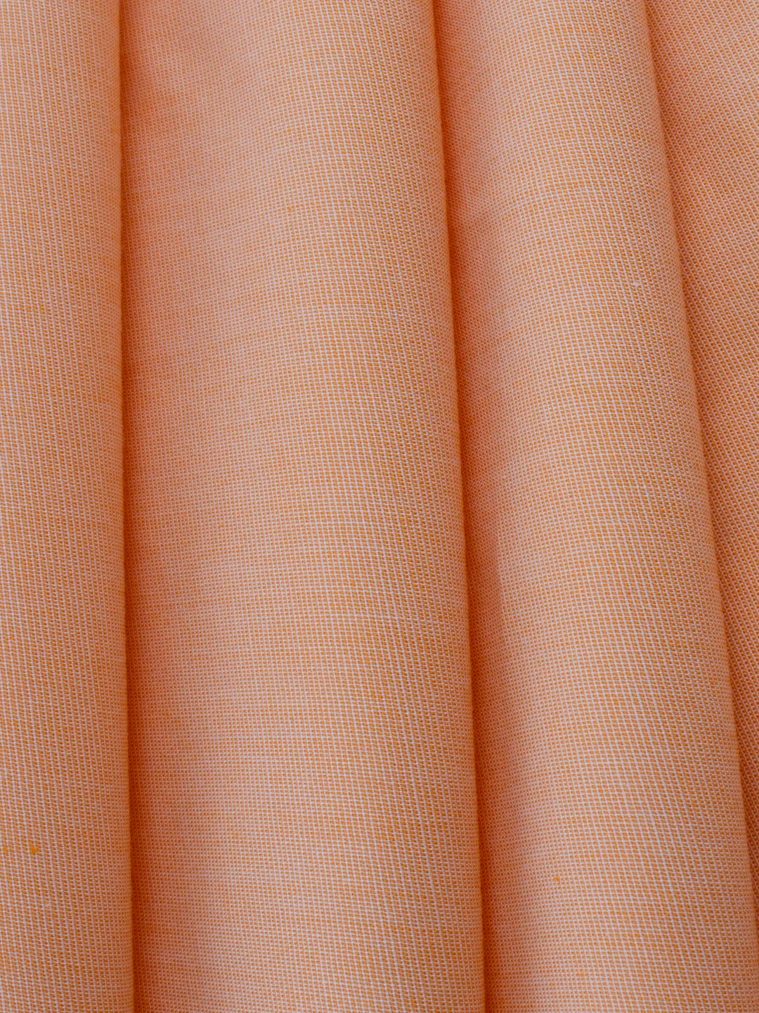 Cotton Blend Plain Shirt Fabric Light Orange Cranberry - Image 4