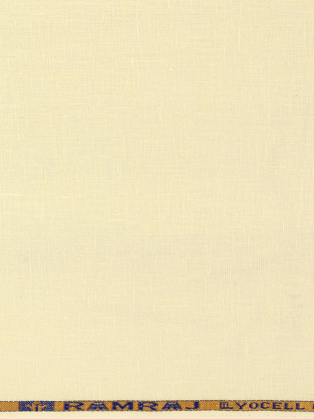 Cotton Blend Plain Shirt Fabric Yellow Sun Shine - Image 3