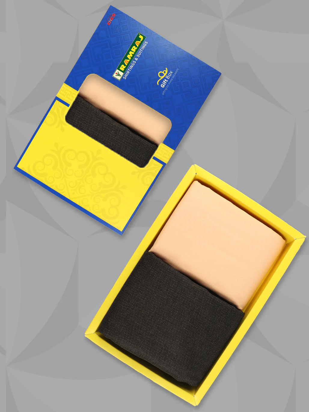 Cotton Blend Plain Shirting & Suiting Gift Box ME232