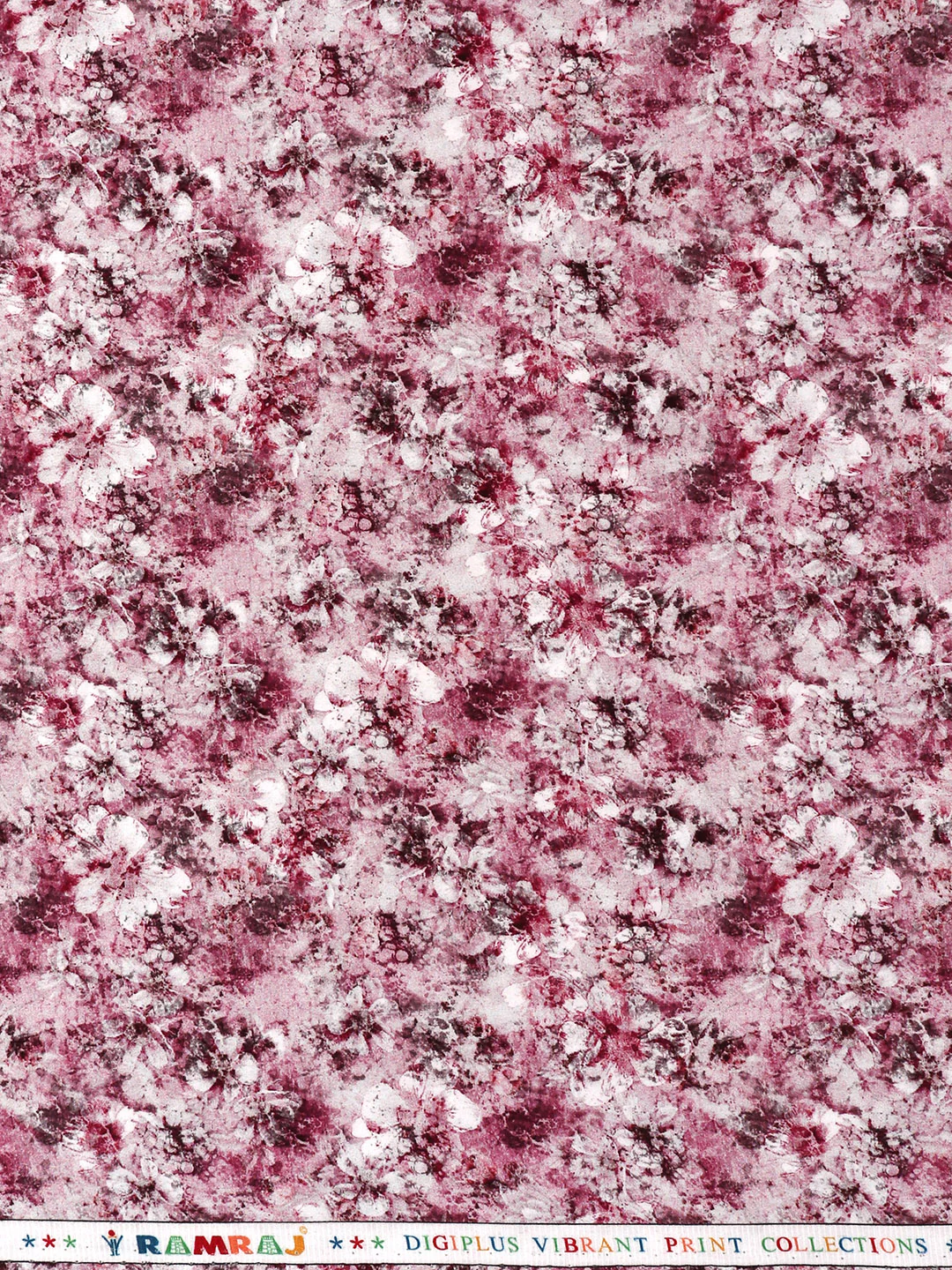 Cotton Blend Printed Shirt Fabric Pink Savoy Print - Image 2