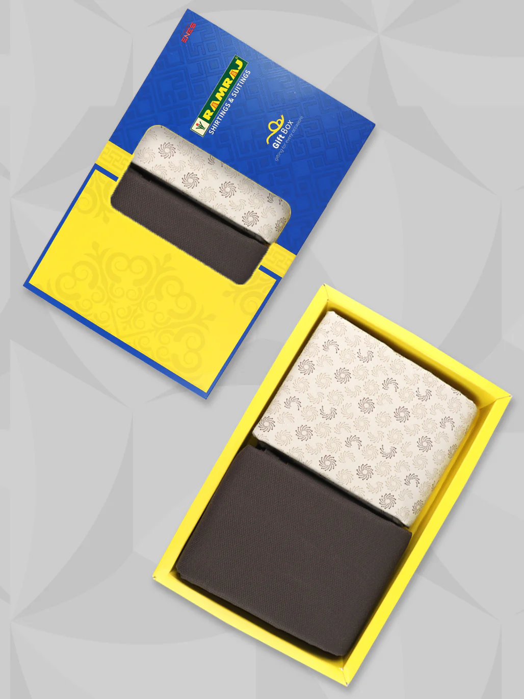 Cotton Blend Printed Shirting & Suiting Gift Box ME236 - Image 2