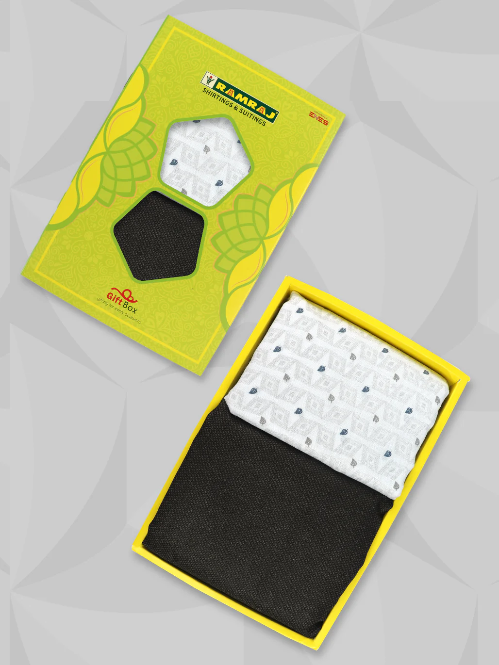 Cotton Blend Printed Shirting & Suiting Gift Box SS213 - Image 3