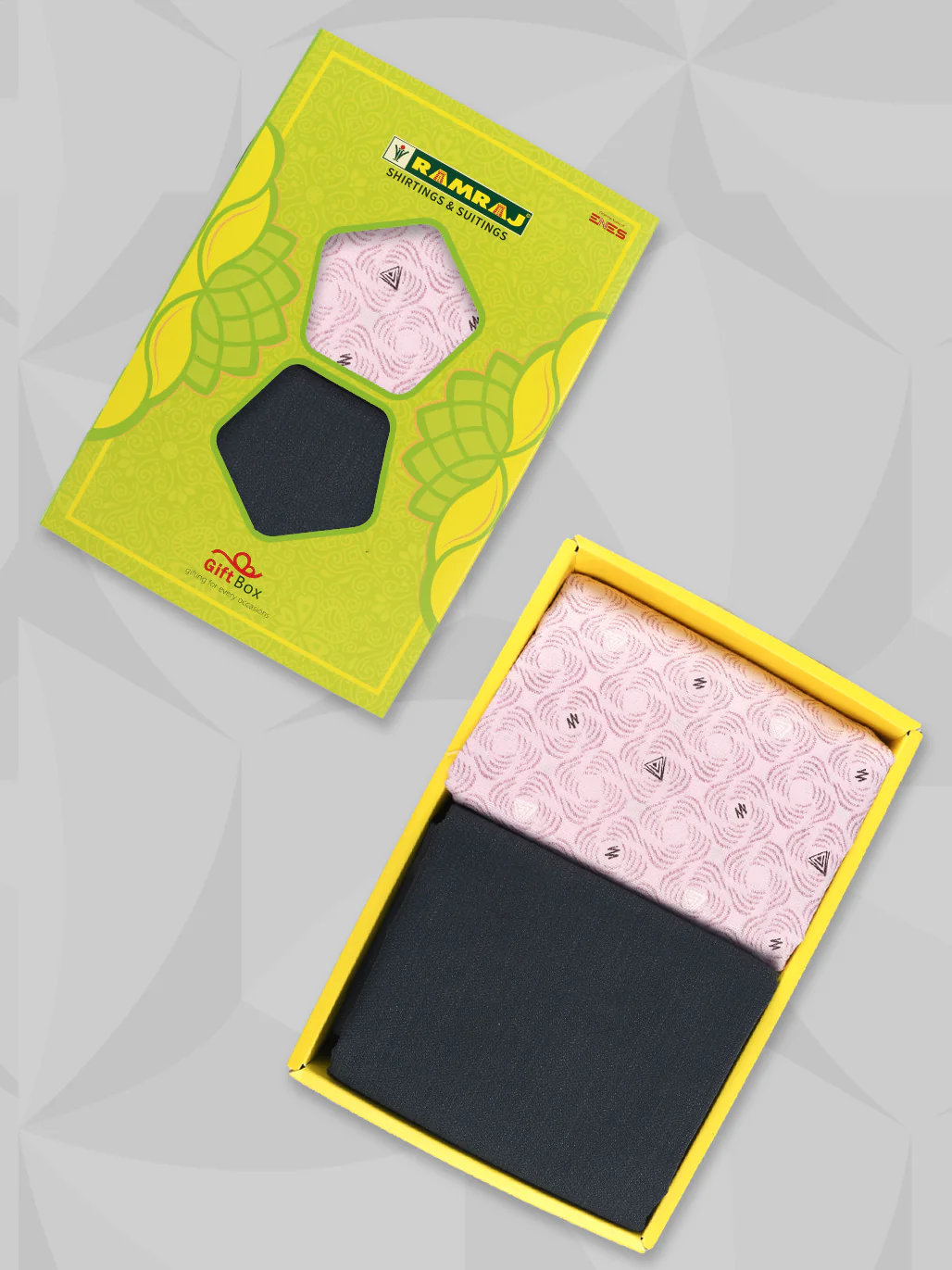 Cotton Blend Printed Shirting & Suiting Gift Box SS217 - Image 2