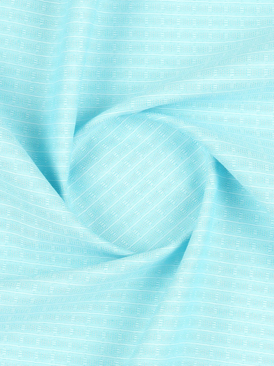 Cotton Blend Self Design Fabric Blue Galaxy Art