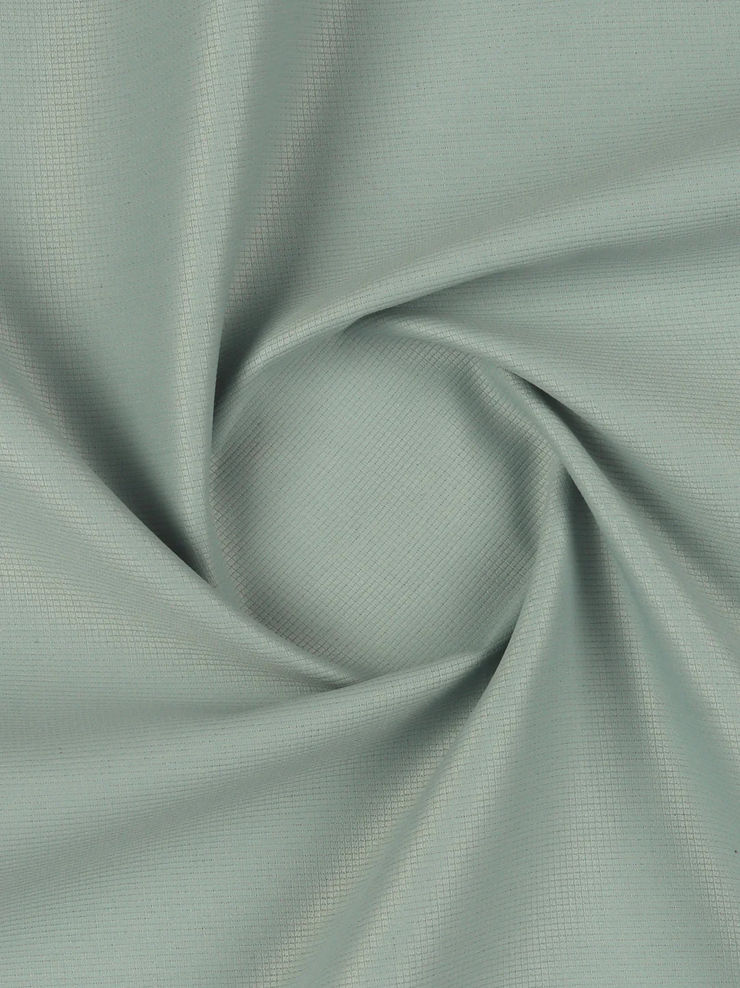 Cotton Blend Self Design Fabric Green Elight Gold