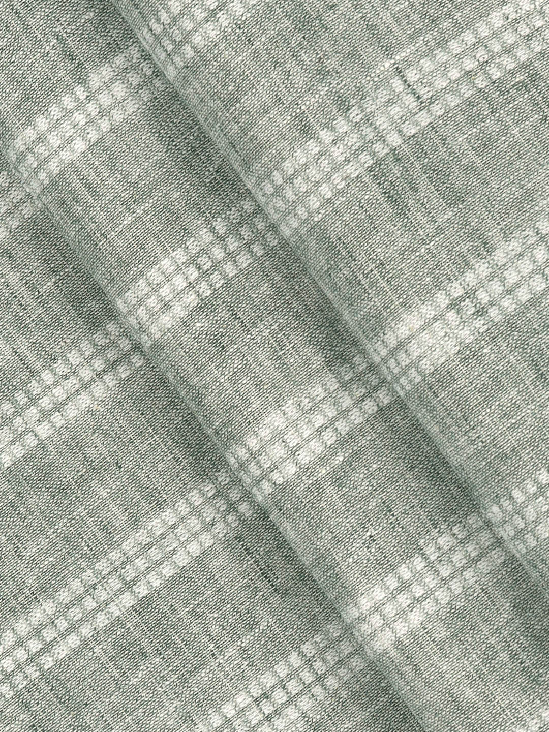 Cotton Blend Self Design Fabric Green High Style - Image 2