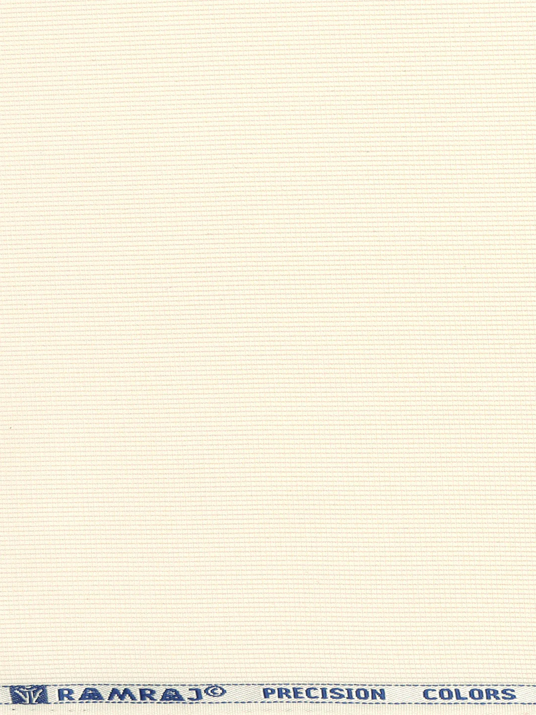 Cotton Blend Self Design Fabric Off White Elight Gold - Image 3
