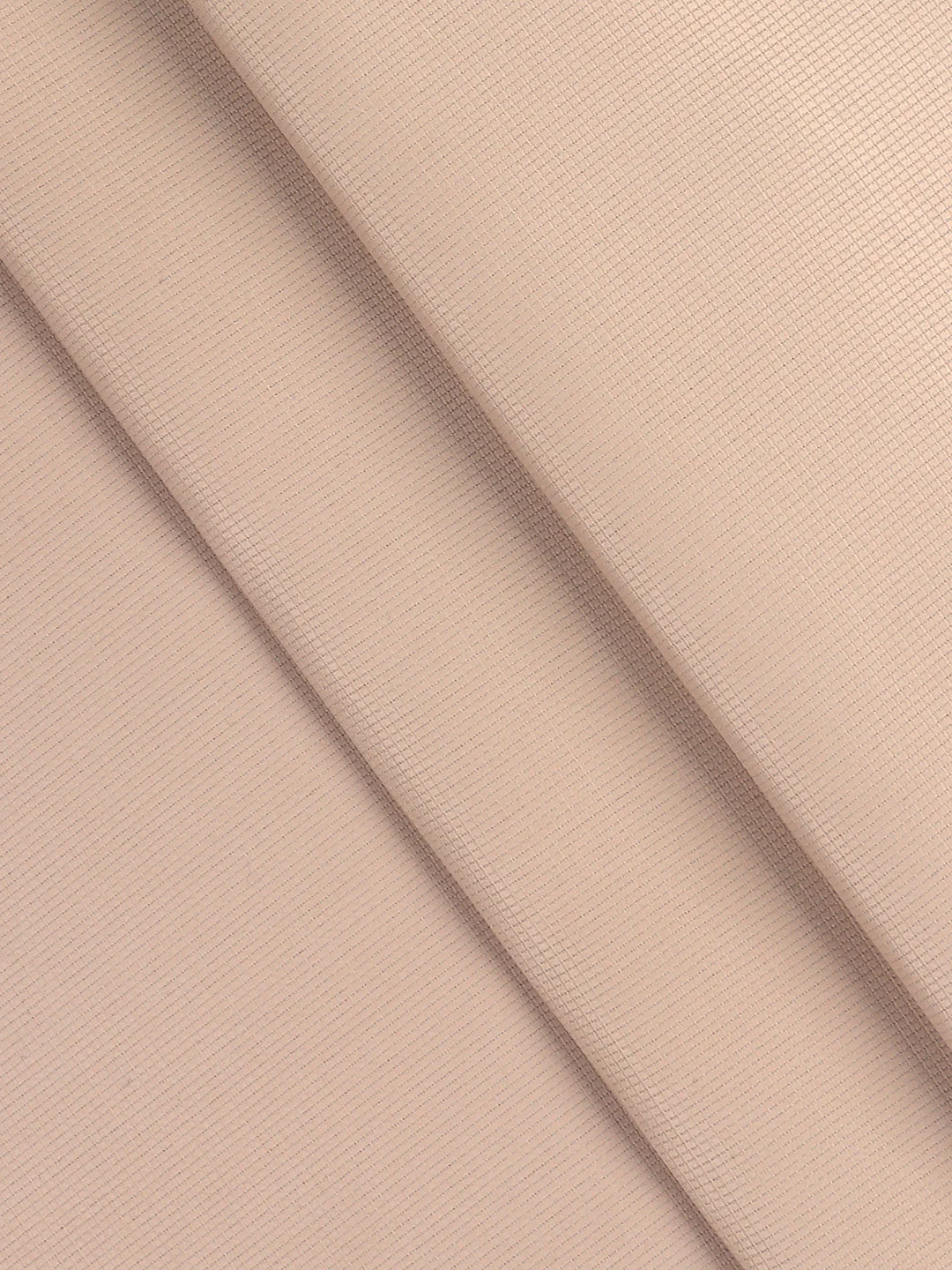 Cotton Blend Self Design Fabric Peach Elight Gold - Image 2