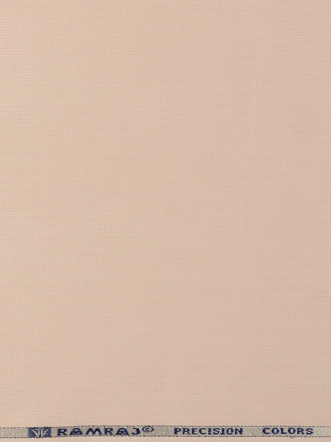 Cotton Blend Self Design Fabric Peach Elight Gold - Image 3