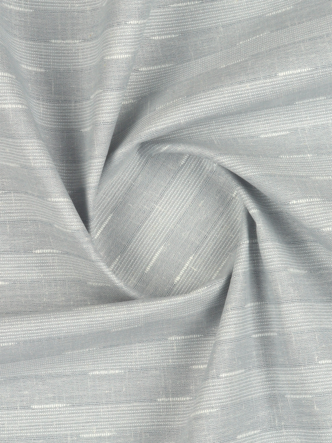Cotton Blend Self Design Grey Fabric Pink High Style