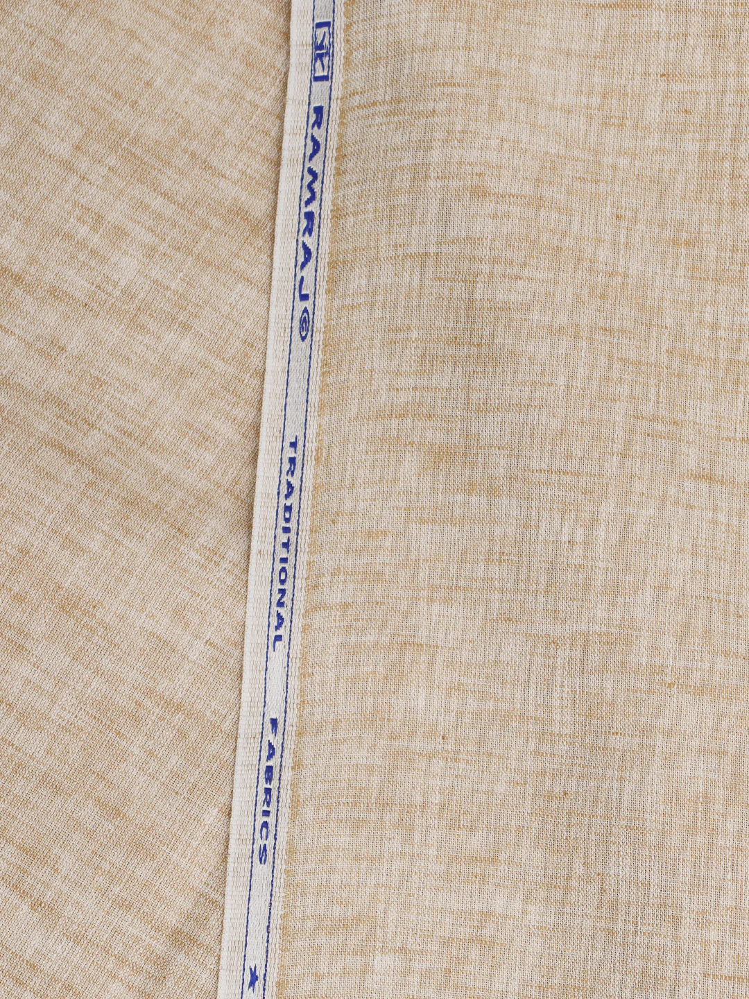 Cotton Blend Self Design Kurta Fabric Sandal Lampus - Image 2
