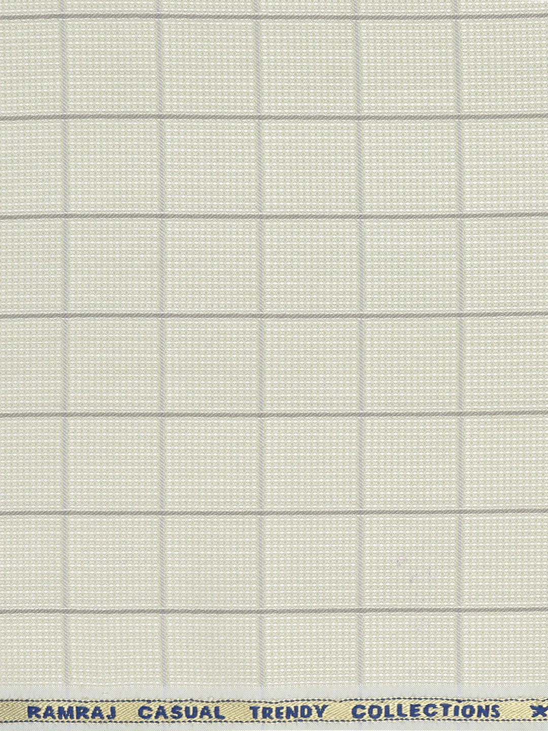 Cotton Blend Self Design Shirt Fabric Green High Style - Image 3