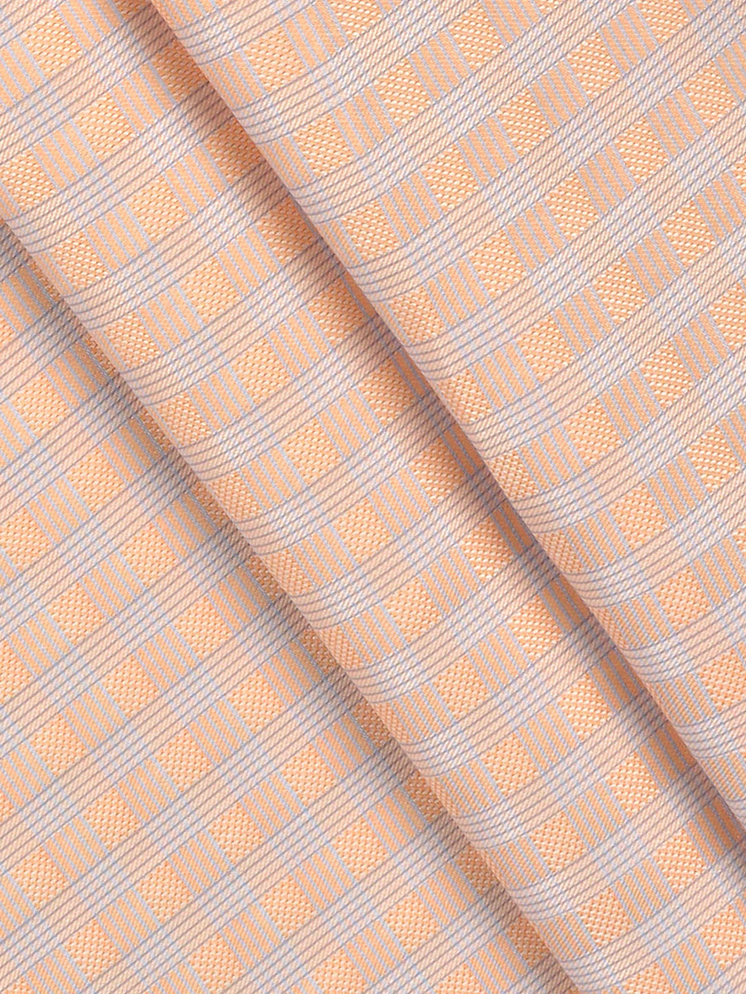 Cotton Blend Self Design Shirt Fabric Peach High Style - Image 2