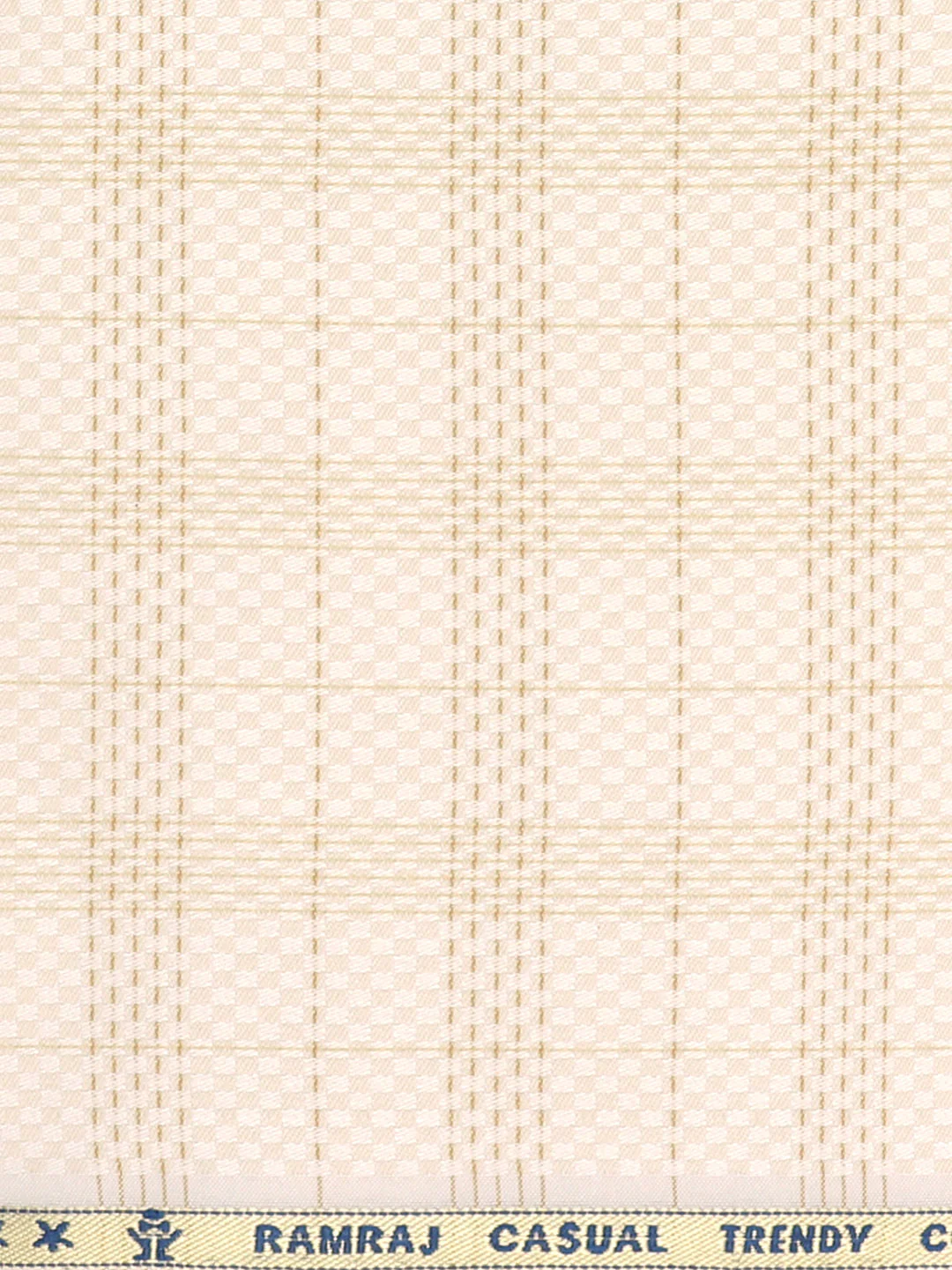 Cotton Blend Self Design Shirt Fabric Sandal High Style - Image 3