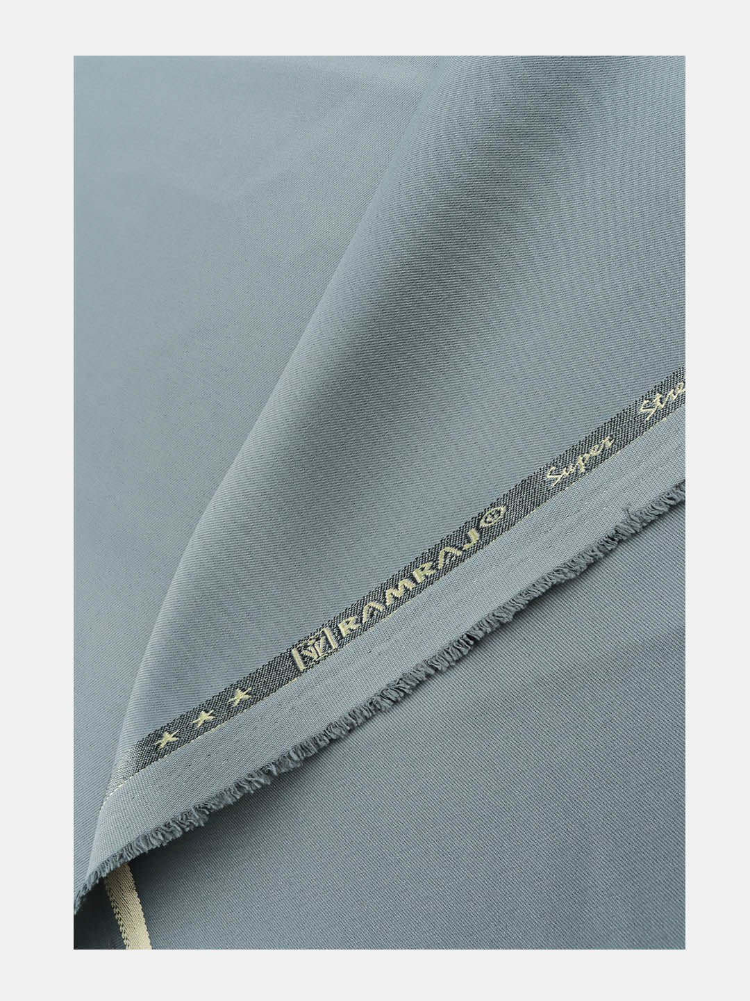 Cotton Blend Stretch Pants Fabric Grey Able Stretch - Image 4