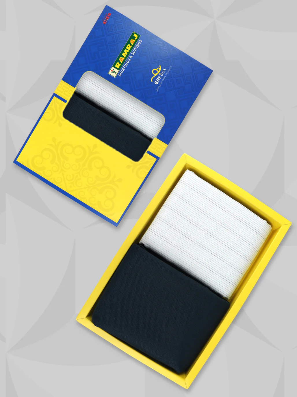 Cotton Blend Striped Shirting & Suiting Gift Box ME226 - Image 3