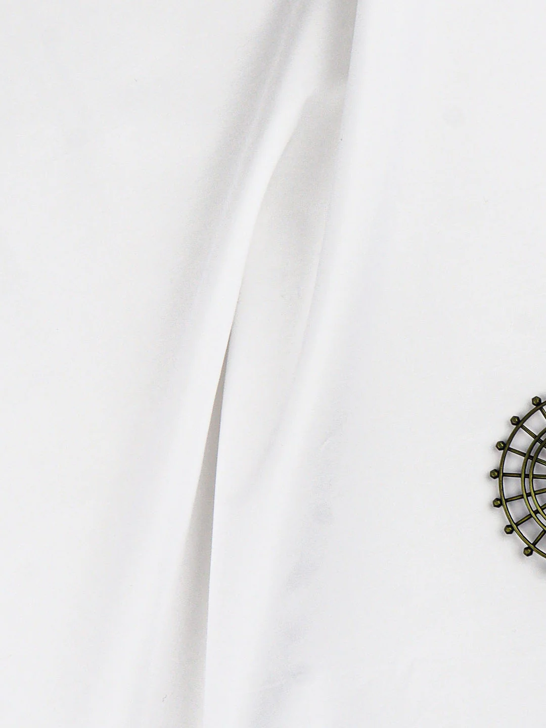 Cotton Kurta & Pyjama Fabric White Real Cool - Image 3