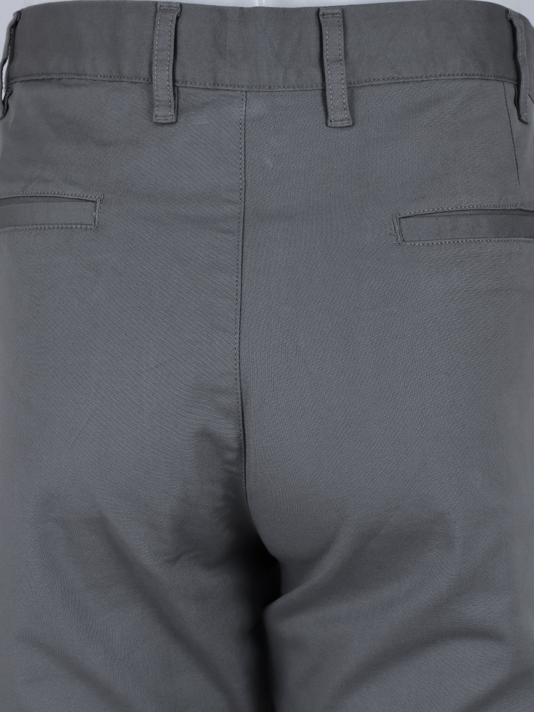 Cotton Lycra Ash Grey Smart Fit Pants Zara - Image 6