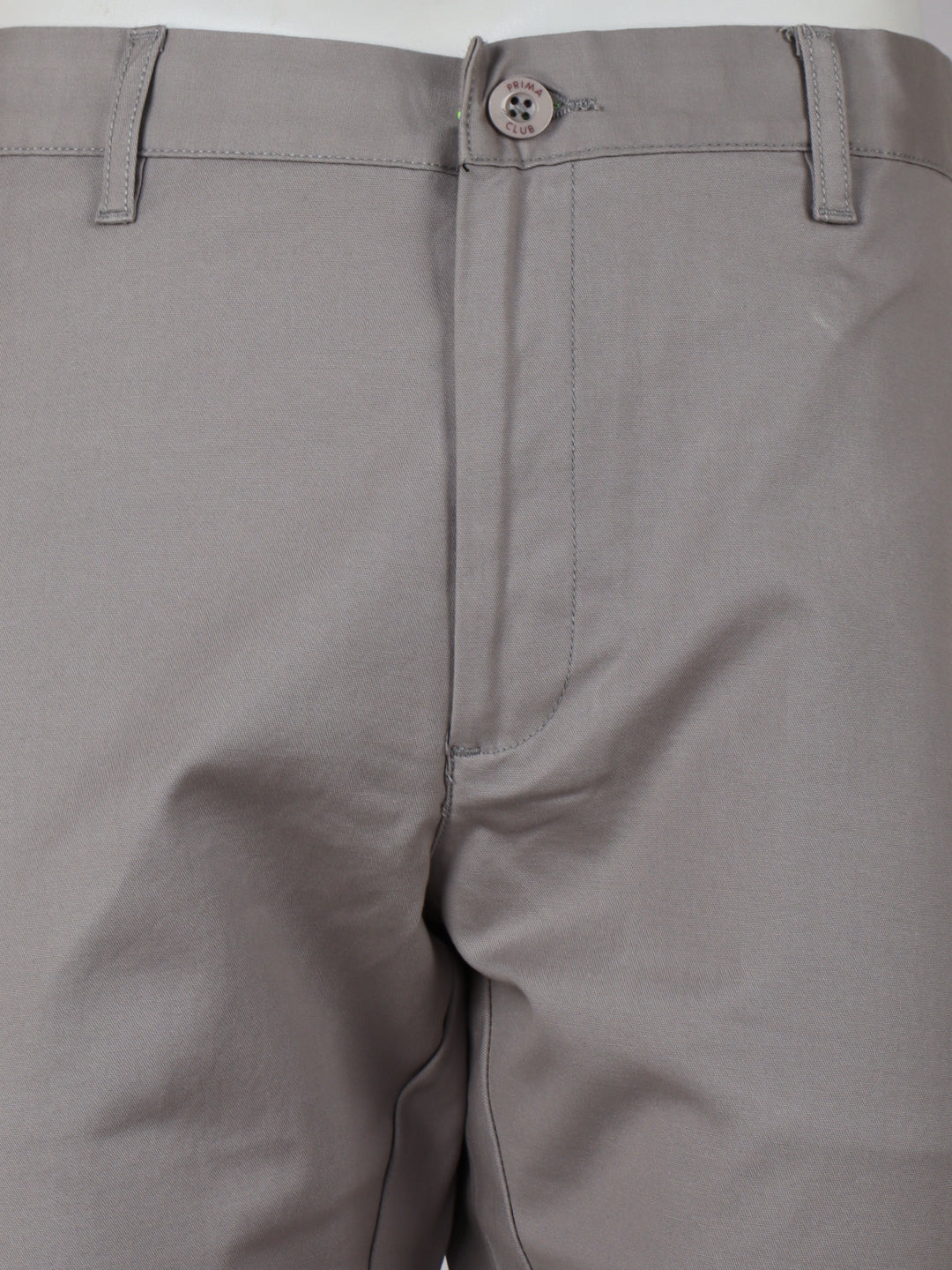 Cotton Lycra Grey Smart Fit Pants Zara - Image 3