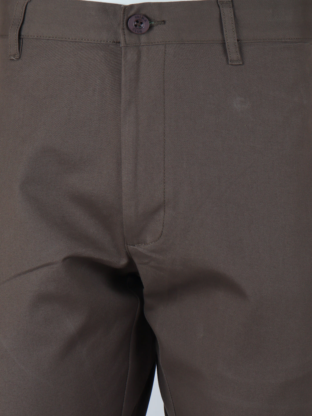Cotton Lycra Khaki Smart Fit Pants Zara - Image 7