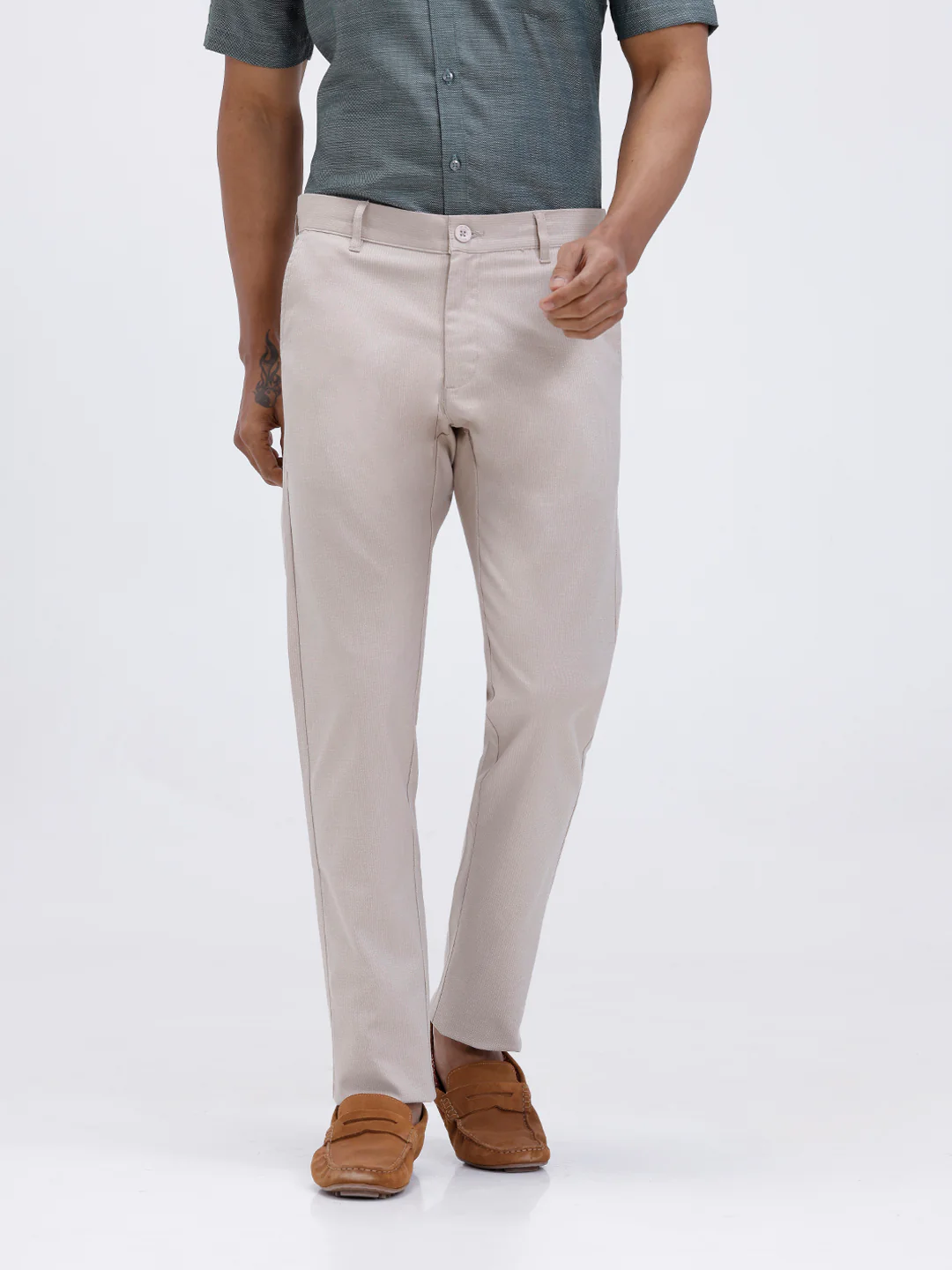 Cotton Lycra Smart Fit Sandal Stretch Pants