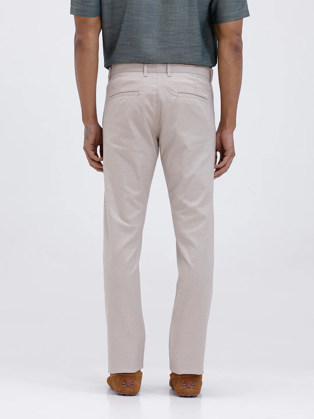 Cotton Lycra Smart Fit Sandal Stretch Pants - Image 3