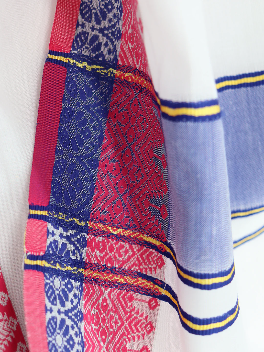 Cotton Navy Fancy Border Panchakacham with Angavasthram Keerthisena (9+5) KS04 - Image 3