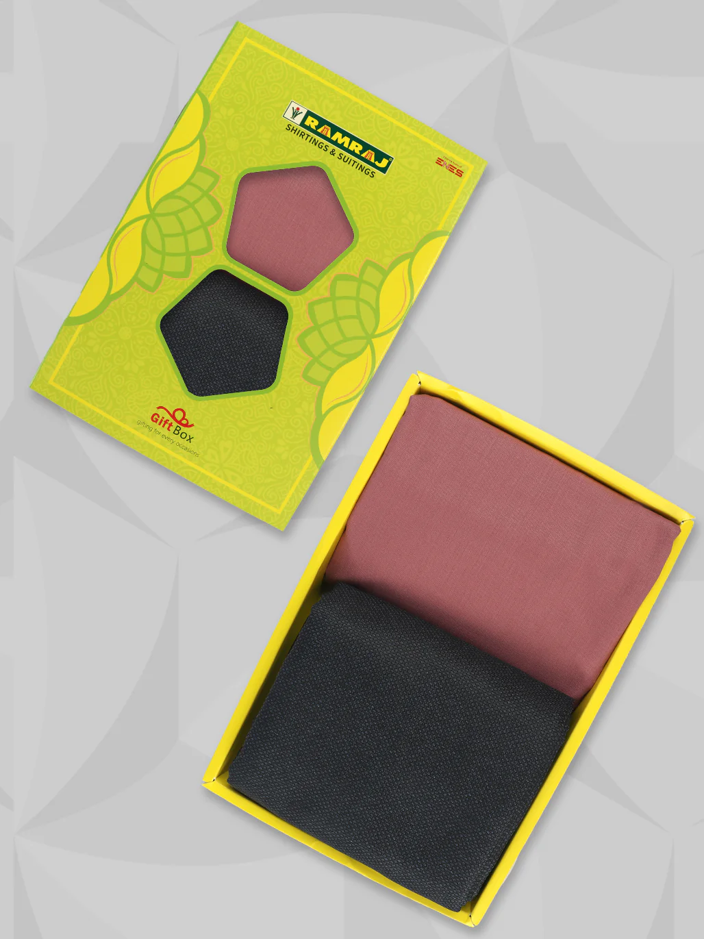 Cotton Plain Shirting & Suiting Gift Box SS219 - Image 2
