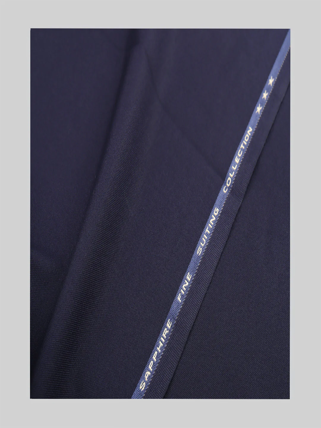 Cotton Plain Shirting & Suiting Set Uniform Blue Safari - Image 3
