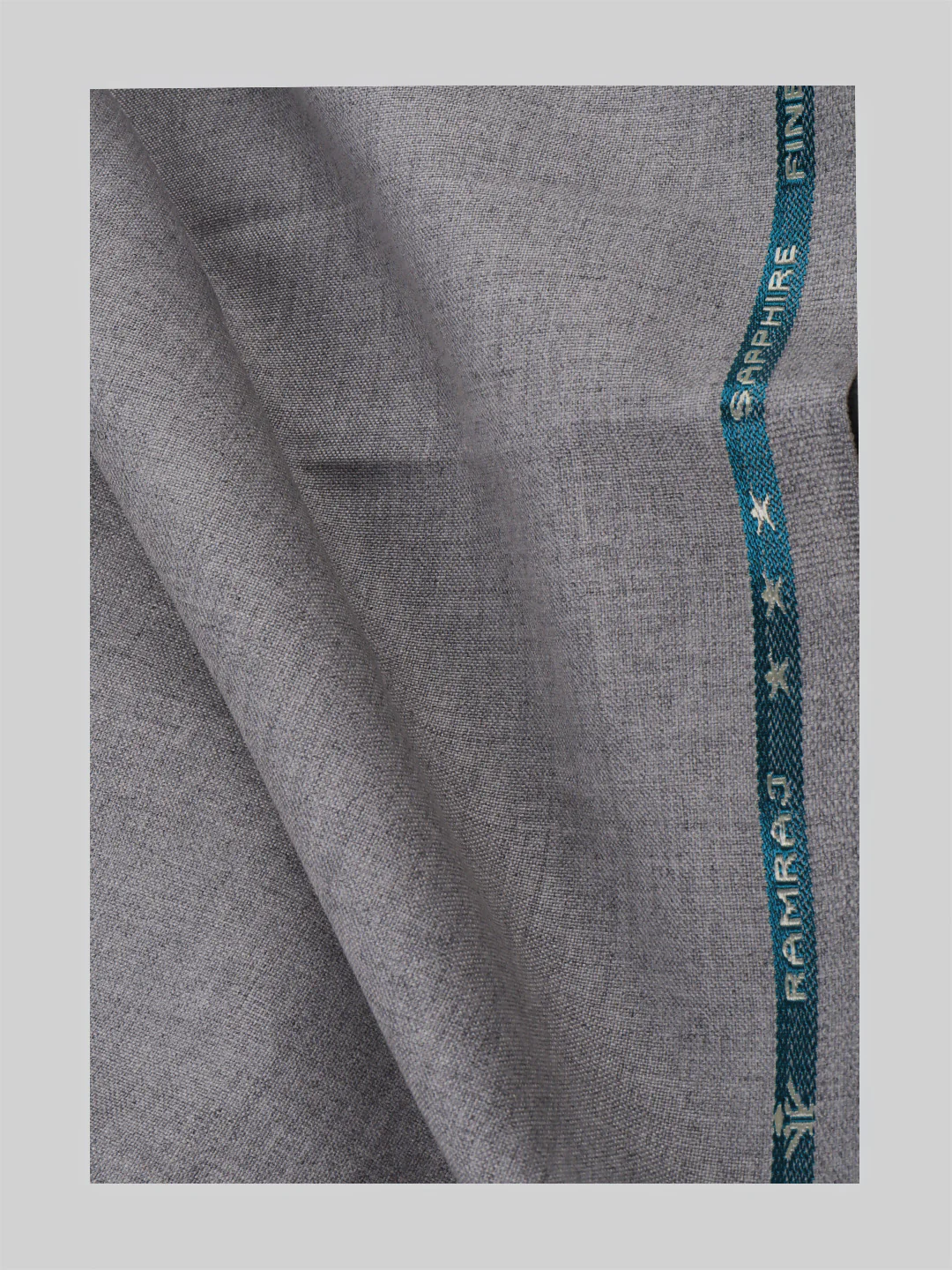 Cotton Plain Shirting & Suiting Set Uniform Grey Safari