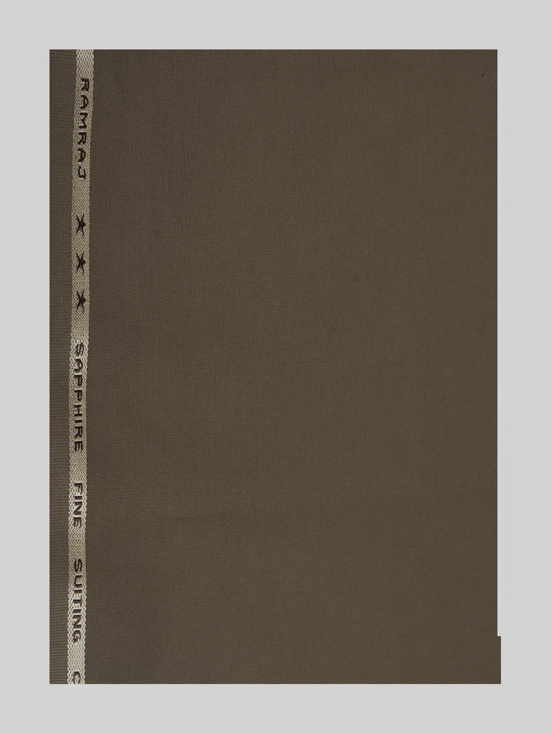 Cotton Plain Shirting & Suiting Set Uniform Khaki Safari - Image 4