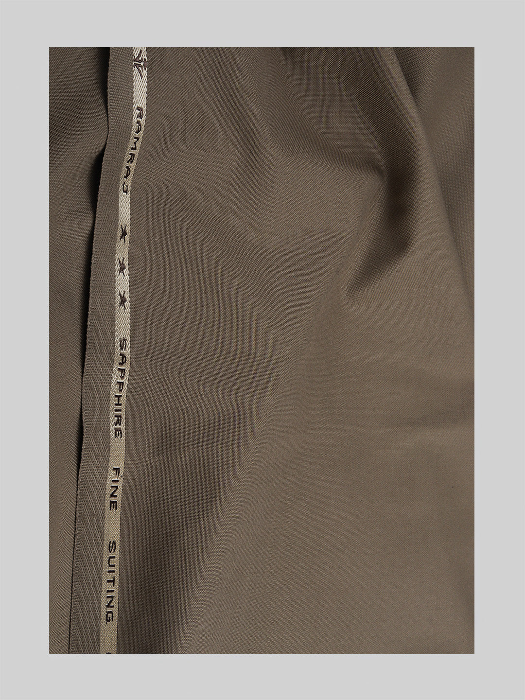 Cotton Plain Shirting & Suiting Set Uniform Khaki Safari - Image 5