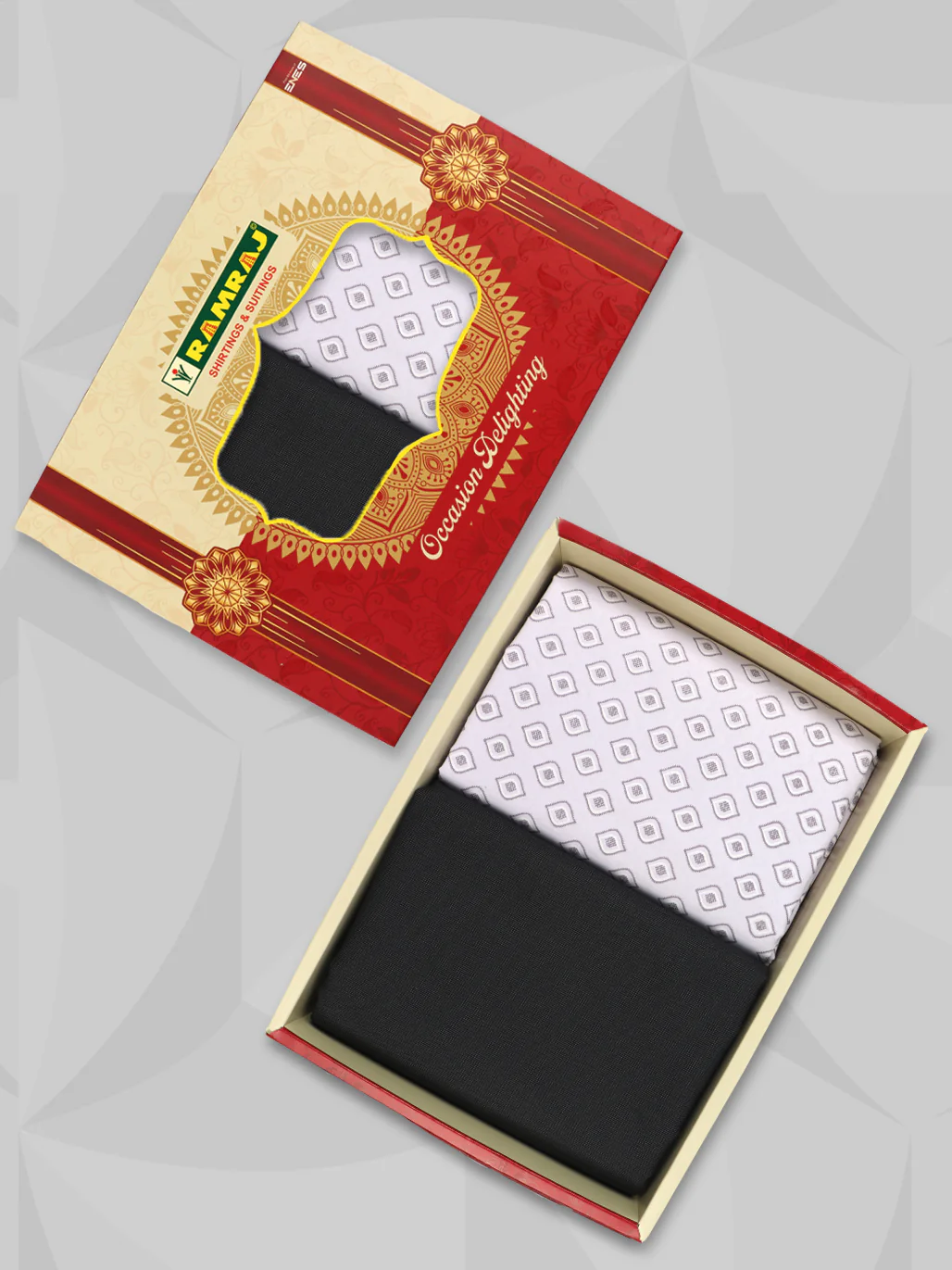 Cotton Printed Shirting & Suiting Gift Box RD155 - Image 3